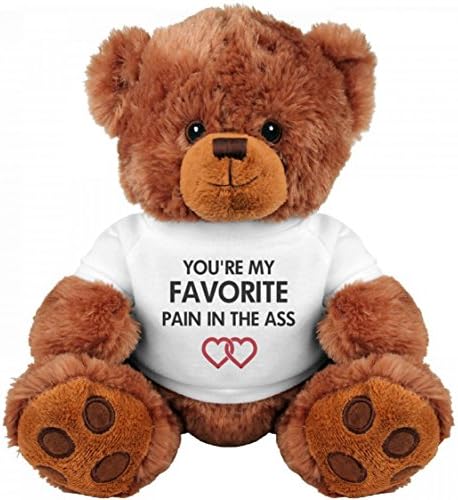Funny Romantic Gift Bear For Couple: Medium Teddy Bear Stuffed Animal : Gift