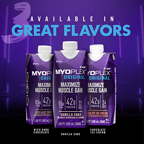EAS Myoplex Original ReadyToDrink Protein Shake, Rich Dark Chocolate