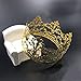 HYOUNINGF Gold Crown Cake Topper Elegant Cake Decoration for King, Queen, Prince and Princess Themed Parties, Royal Birthday Cake Decoration