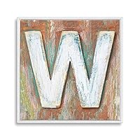 Framed Canvas Wall Art Alphabet Canvas Prints Home Artwork Decoration for Living Room,Bedroom - 16x16 inches