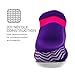 Feetures - High Performance Cushion - No Show Tab - Athletic Running Socks for Men and Women - Chevron Iris - Size Medium