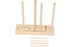 Baoblaze Bow Maker for Ribbon, Bows Making Tool,Party Decorations, Holiday Wreath Bow Maker for Wrist Corsages with 8 Dowel R