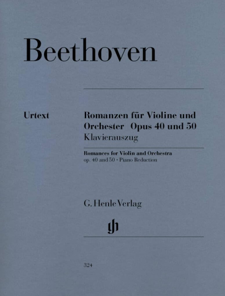 Romances for Violin and Orchestra in G and F major op. 40 u. 50 - violin and orchestra - piano reduction with solo part - (HN 324): Instrumentation: Violin and Piano, Violin Concertos
