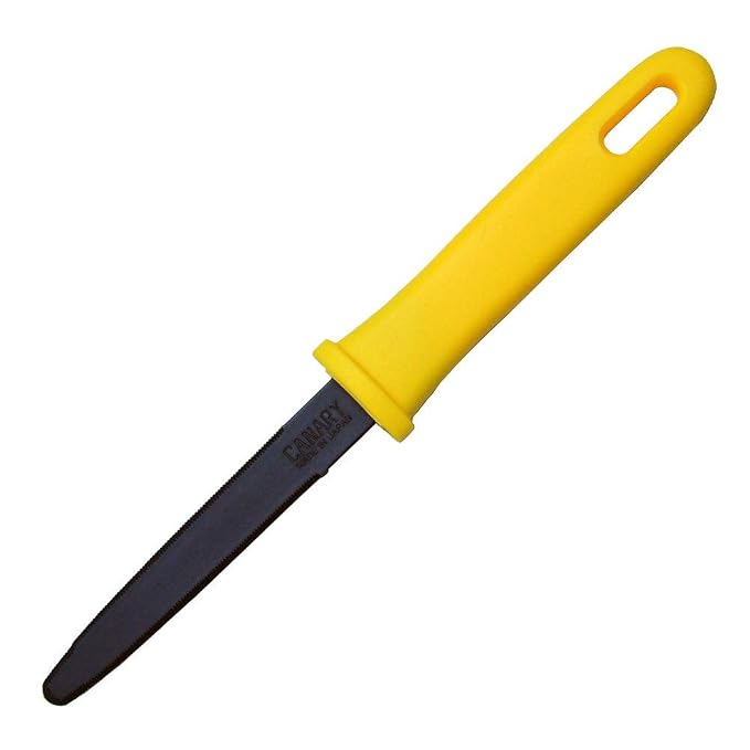 CANARY Corrugated Cardboard Cutter"Dan Chan" [Fluorine Coating], Yellow (DC-190F)