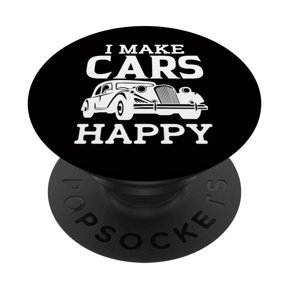 Auto Detailer - I Make Cars Happy PopSockets Swappable PopGrip