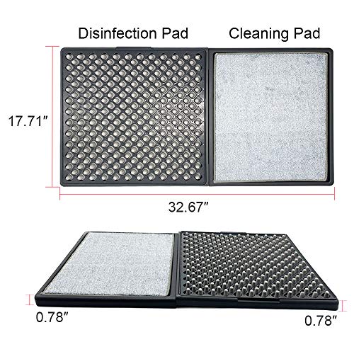 New Vision Disinfecting Outdoor Mat for Shoe Soles, Disinfectant Mat