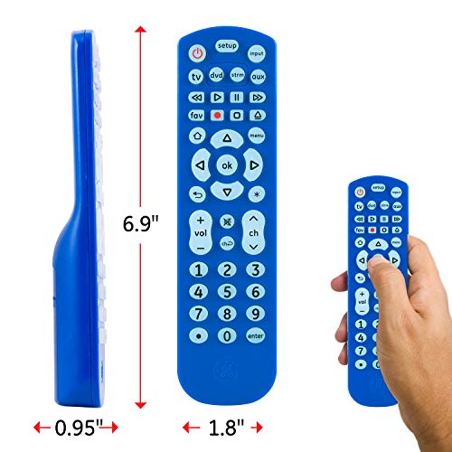 GE Backlit Universal Remote Control for Samsung, Vizio, LG, Sony, Sharp