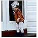 voqoomkl Baby Girl Clothes 6-9 Months Winter Infant Outfit Winter Clothes Newborn Orange