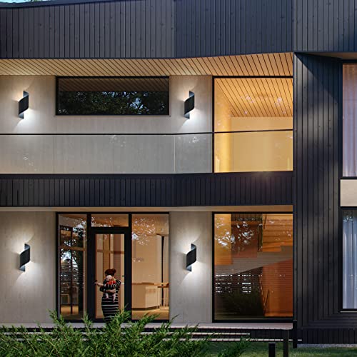 10W IP65 Waterproof 6000K Cool White LED Wall Light for Garden Balcony Living Room