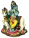 Beautiful Lord Krishna Playing Flute with Cow Statue 2.5