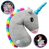 Unicorn Seat Belt Cover, Unicorn Seat Belt Pillow, Vehicle Shoulder Pads, Safety Belt Protector Cushion for Kids, Animal Travel Pillow