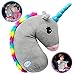 Unicorn Seat Belt Cover, Unicorn Seat Belt Pillow, Vehicle Shoulder Pads, Safety Belt Protector Cushion for Kids, Animal Travel Pillow