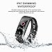 LEMFO Fitness Tracker Color Screen Heart Rate Monitor Swimming Waterproof Activity Tracker Smartband Sleep Monitor Pedometer Smart Bracelet Wristband for IOS Android
