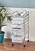 ECR4Kids 6-Drawer Mobile Organizer, White