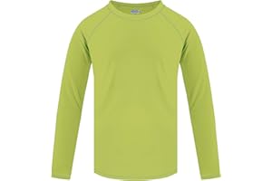 SEMOIS Boys' Rash Guard Long Sleeve UPF 50 Sun Shirts for Toddler Kids Rashguard Water Swimming