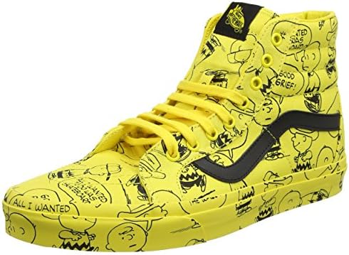 charlie brown yellow vans