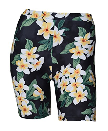 Private Island Women UPF50+ Skinny Beach Board Shorts Swim Hot Pants Rash Guard (L, HBP-YSP)