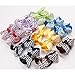 40PCS Baby Girls 3Inch Grosgrain Ribbon Hair Bows Ties Elastic Nylon Hair Bands Ponytail Holder Pigtail Hair Bows Hair Accessories for Girls Toddlers Kids Children in Pairs