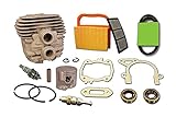 TS420 Cylinder Rebuild Kit TS420 TS410 Filters Belt Decomp Valve & Gaskets