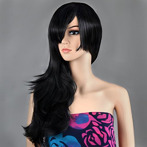 Ecvtop Wigs 28 inch Wavy Curly Cosplay Wig Attractive Women Long Curly Wigs - Image 5