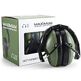 Pro For Sho 34dB Shooting Ear Protection - Special Designed Ear Muffs Lighter Weight & Maximum Hearing Protection - Standard Size, Army Green