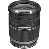Canon EF-S 18-200mm F/3.5-5.6 IS Standard Zoom Lens For Canon DSLR
Cameras International Version (No Warranty)