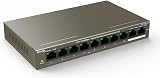 Tenda TEF1110P-8-102W 8-Port 10/100 PoE Gigabit Desktop Network Switch 63W/102W view 3