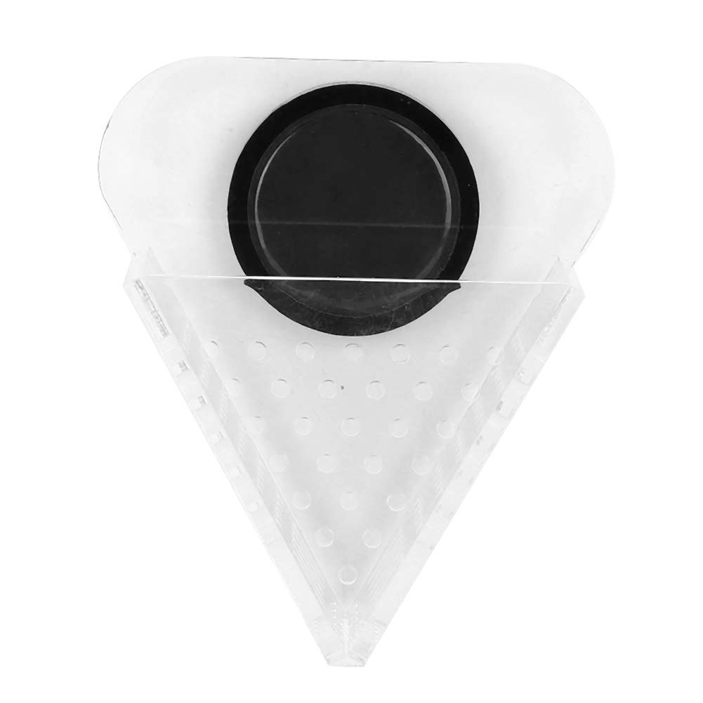 Aquarium Red Worm Feeding Cup Acrylic Strong Magnetic Fish Feeder Red Worm Feeding Container Holder for Aquarium and Fish Tank