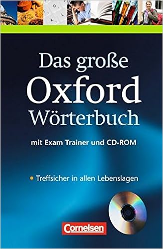 Das Grosse Oxford Worterbuch Second Edition B1 C1 Worterbuch