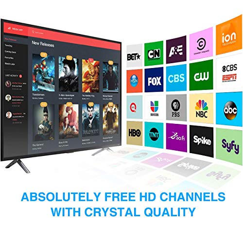 Newest Digital HD TV Antenna, 60-120 Miles Range, 14.56ft Coax Cable Indoor TV Antenna Support 4K 1080p & All Older TV's Powerful HDTV Amplifier Signal Booster - Thumbnail 3