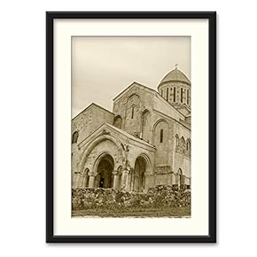 Ancient Architecture Theme Black Framed for Bedroom Livingroom