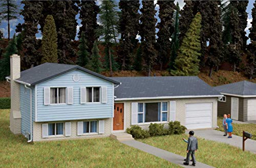 Walthers Cornerstone Split-Level House 933-3794 HO Scale Model Railroad - Struc…