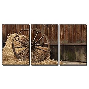 The Old Antique Wheel from cart on Background...