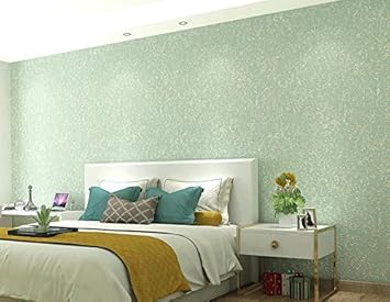 Jzmmcd Modern Simple Plain Color Non Woven Wallpaper Bedroom