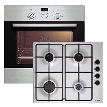 Horno Juego Autark Bosch empotrable eléctrico del Horno + Gas hobs ...