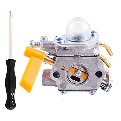 Poweka Carburetor Carb for Homelite UT20004A UT20004B UT20024A UT20024B UT20044A UT20044B UT20006 UT20026 UT20046 String Trimmer Brush Cutter ZAMA C1U-H60
