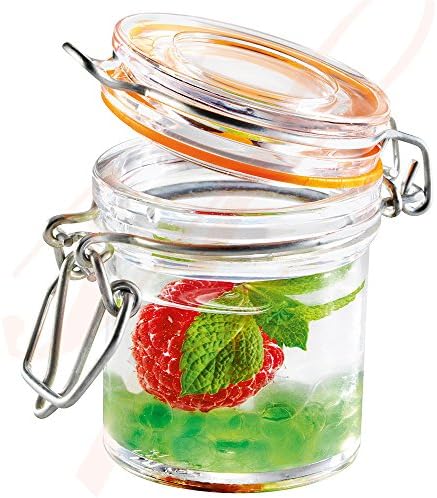 Heavyweight Plastic Mini Cups Old Fashion Jar 1.5 Oz. Pack of 24