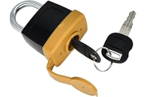 Notonmek Padlock 246-2641 Key 5P8500 for Caterpillar 735 740B D250E II AP-1055E AP-900B IT28F IT38H IT62G BG-245C BG1055E IT38H IT62G 924GZ 930K 962G 982M 986H 988K 994F