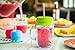 O-Sip! Silicone Straw Lids - (Pack of 3) - BPA Free & Phthalate - Fits Virtually any Glass, Mason Jar, or Cup - Makes Kids Drinks Spill-Proof, Reusable, Durable - ModFamily