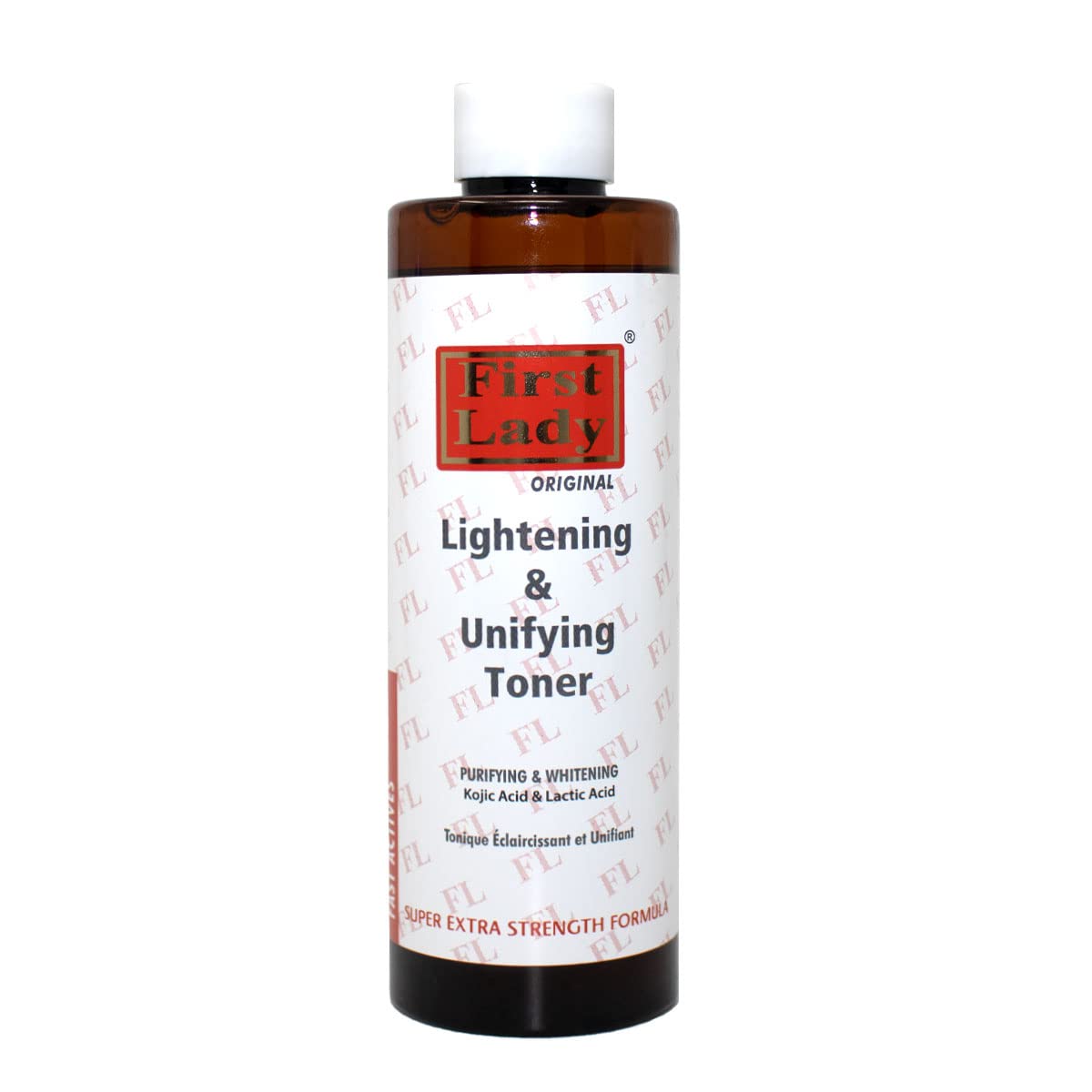 First Lady Lightening & Unifying Face Toner – Kojic Acid & Lactic Acid Brightening Toner for Dark Spots, Blemishes & Uneven Skin Tone – Licorice Extract Facial Toner 200ml