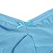 CHICTRY Men's Cheeky Floral Sissy Pouch Panties Crossdress Lingerie Sky Blue X-Large(Waist:32.0-48.0