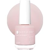 Dazzle Dry Nail Lacquer, Step 3 &ndash; Mind Your Mani (0.5 fl oz) | A Pale, Barely There Nude With Pink Undertones &middot; Sheer &middot; Cream Finish &middot; Quick-Dry