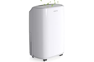 2500 Sq.Ft Dehumidifier for Home Basement, ANDTE 34 Pints Dehumidifier with Drain Hose with Smart Humidity Control, 3 Operation Modes, Powerful Moisture Removal for Large Room, RV, Bathroom, Bedroom