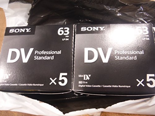 Sony DVM63PS MiniDV 63min Professional Standard - 10 Pack