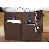 Z-Charge - Phone and tablet bedside storage with charging (Brown)