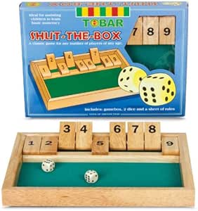 Tobar Juego de Mesa de Shut The Box