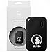 Bluetooth Tracker Device Tag - Key Finder Phone Finder, Ping at Last Location with Spare Battery & Water Resistant Smart Case [iOS/Android Compatible] - Black