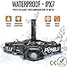 Foxelli USB Rechargeable Headlamp Flashlight – 280 Lumen, up to 100 Hours of Constant Light on a Single Charge, Ultra Bright, Waterproof, Impact Resistant, Lightweight & Comfortable Headlight