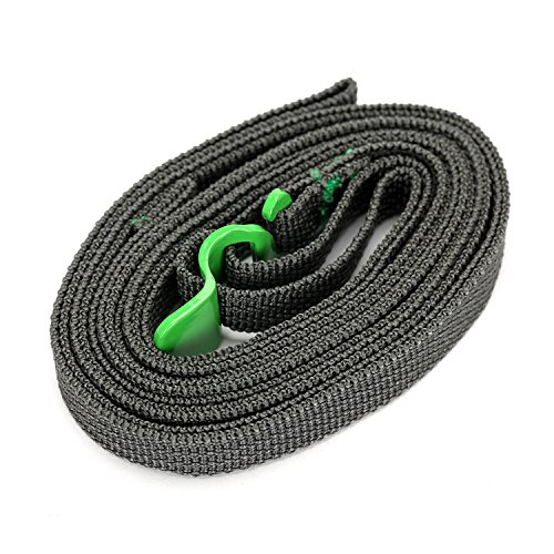 Camping & Hiking Tool - Outdoor Camp Binding Rope Tie-Up Ribbon Adjustable Puller Strap Buckle Hook Travel Luggage - Cover Slash Tight Lather Valid Shoulder Constricting Whip - 1PCs