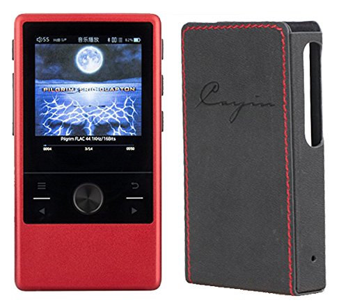 Cayin N3 DAP, Master Quality Digital Audio Player (Red) with Leather Case